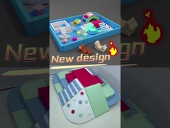 Dzieciaki Soft Play Ball Pit Kompletny zestaw Soft Play Rainbow Bridge Soft Play Equipment