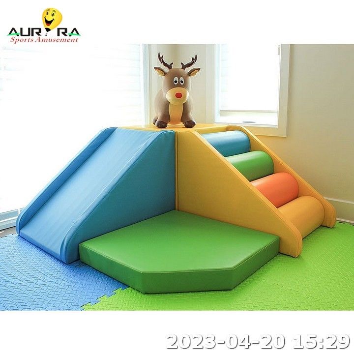 Orange Round Ball Pit Pool Game Plac zabaw Dzieci Slide Indoor Soft Play