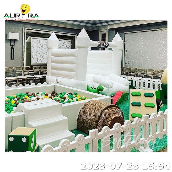 Miękkie zestawy zabaw dla dzieci Miękkie zestawy zabaw Merry Go Round Outdoor Playground Climber Ball Pit