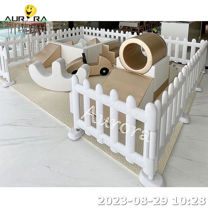 Pastel Soft Play Equipment Set przedszkolny centrum miękkiego gry pianki matki piłki dzieci
