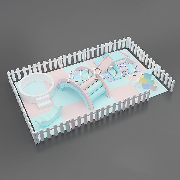 Zestaw zabawy dla dzieci Super Indoor Soft Play Equipment Biały i Różowy Soft Package