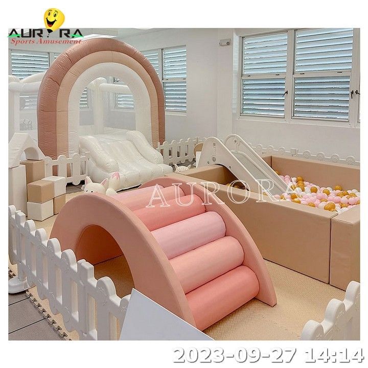 Ślizgowa Piłka Pit Plac zabaw Miękkie piankowe bloky wspinaczkowe Dzieci Miękkie gry dla sprzętu